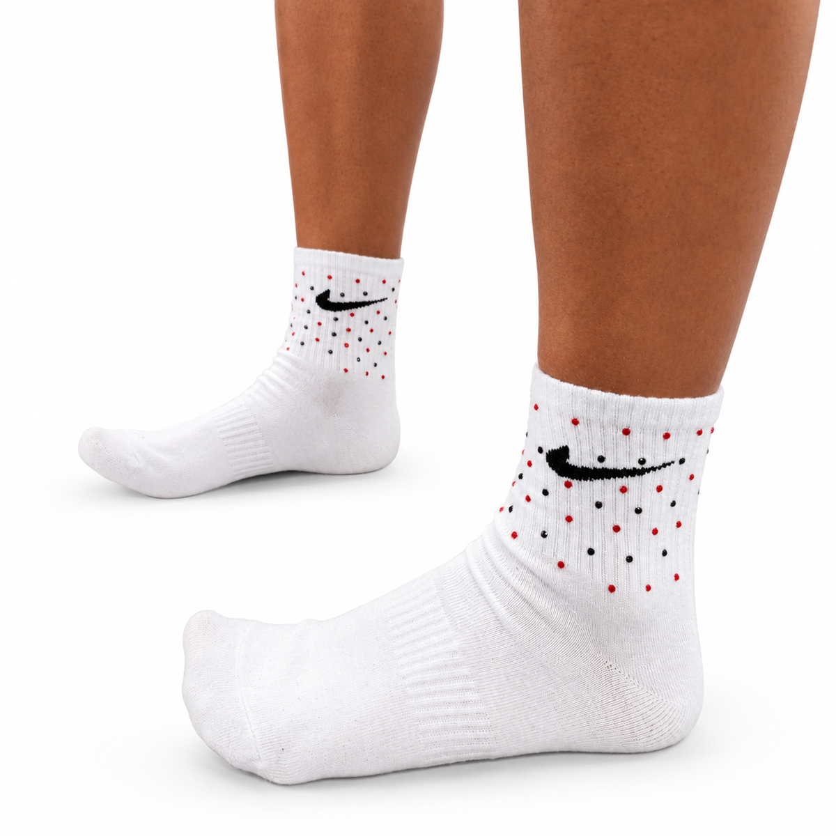 Rhinestone Nike Socks