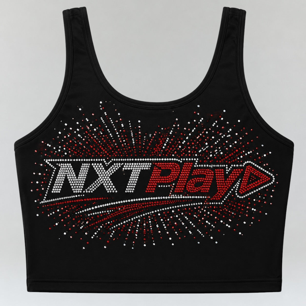Sparkle Cropped Tank Top