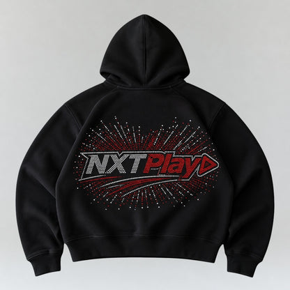 Rhinestone Statement Hoodie